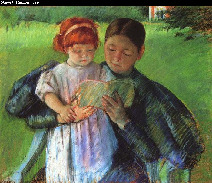 Mary Cassatt Nurse Reading to a Little Girl